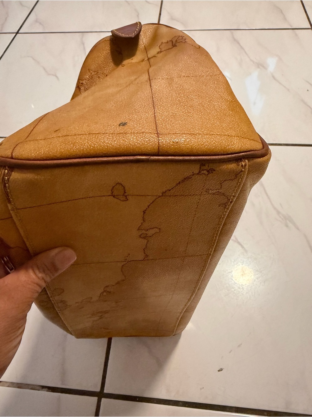Alviero Martini 1ª Classe Geo Classic Large Boston Bag - Picture 5 of 16